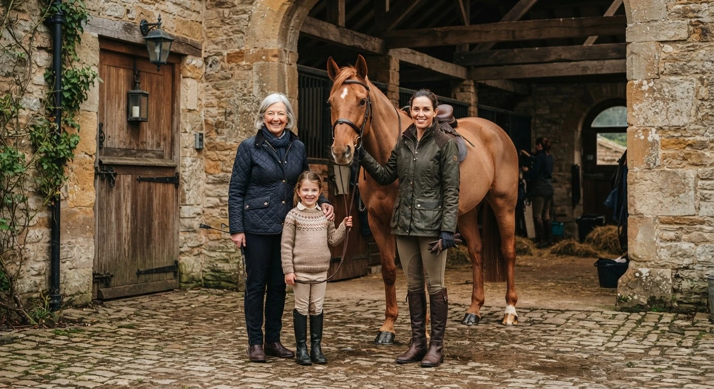 L'équipe du Domaine Equestre de Margnat, centre équestre à Beauregard-l'Évêque